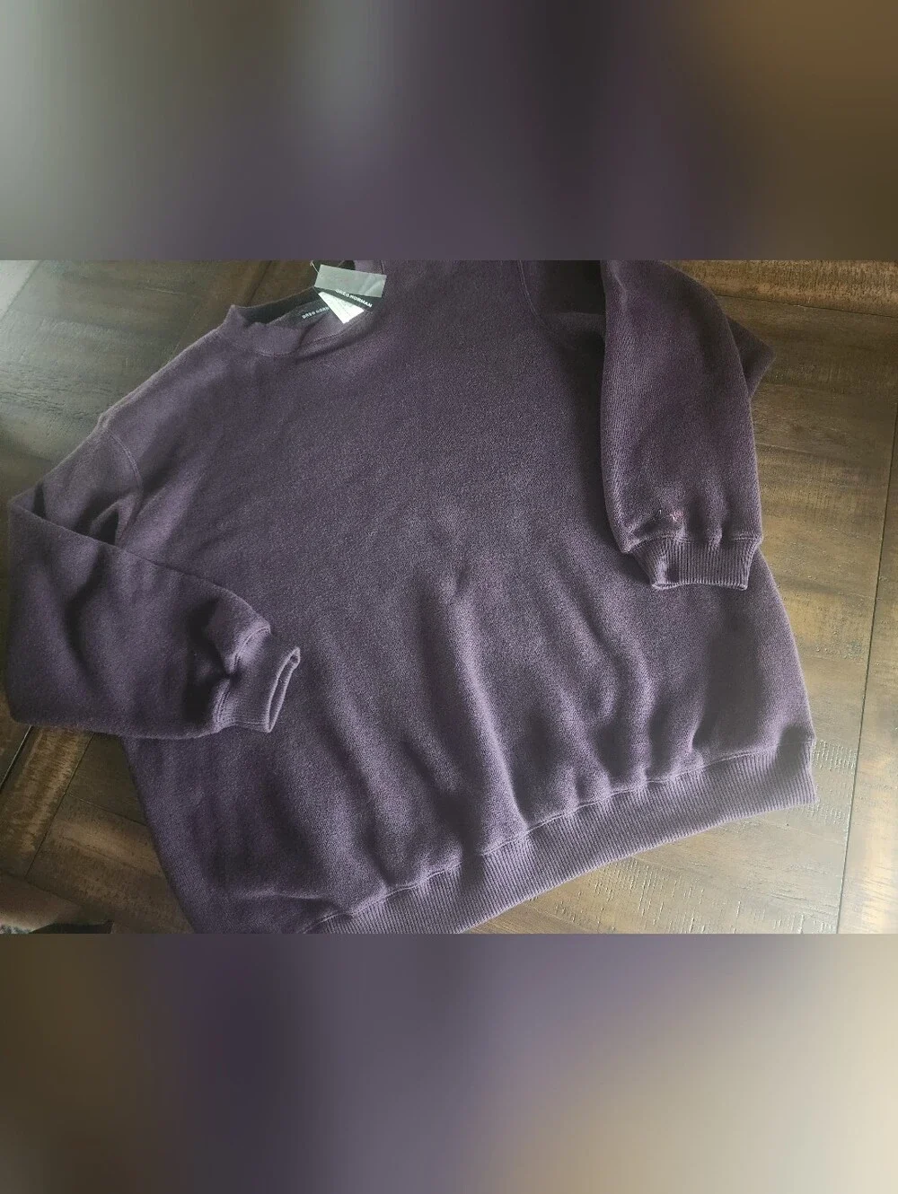 New Greg Norman Men's Crewneck Sweater - Deep Plum XXL